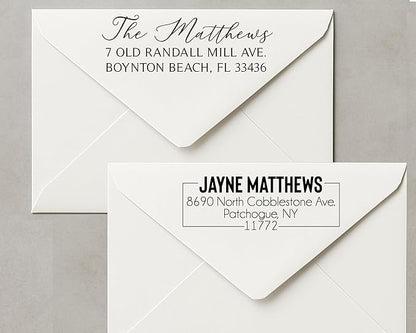 Custom Return Address Stamp by Stampi