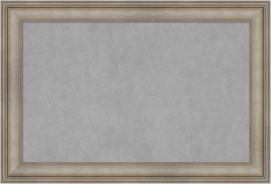 Amanti Art Silver Framed Magnetic Board 25x37 Large Vision Board by AmantiArt