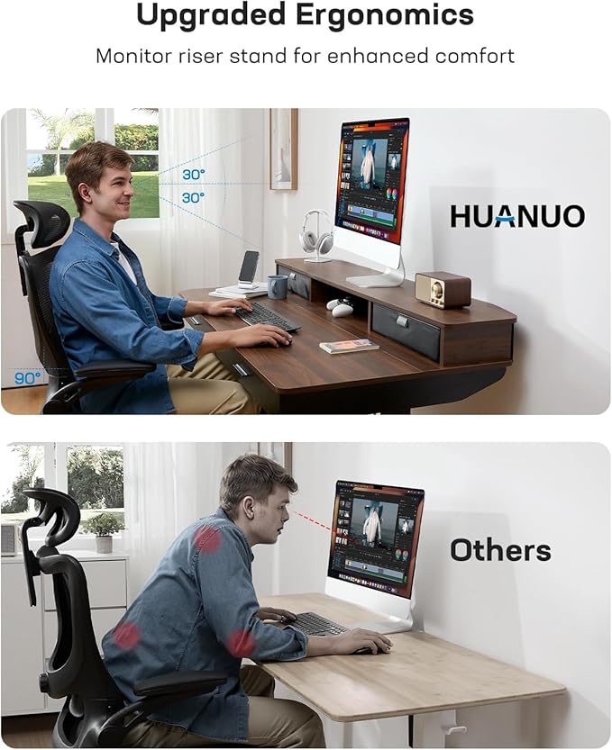 HUANUO 48 x 30 inch Electric Standing Desk - Image 7