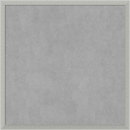Amanti Art Silver Framed Magnetic Board 26x26 Medium Vision Board by AmantiArt