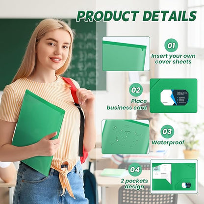 Henoyso 36 Pcs Plastic Folders - Image 3