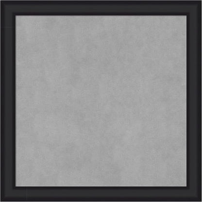 Amanti Art Black Framed Magnetic Board 23x23 Medium Vision Board by AmantiArt