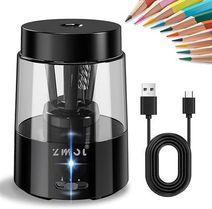 ZMOL Electric Pencil Sharpener, Automatic Pencil Sharpeners Kids, Battery by ZMOL
