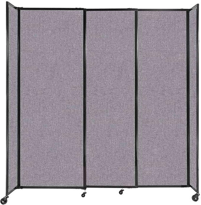 Versare Straightwall Sliding Portable Wall Partition | Freestanding Office by VERSARE