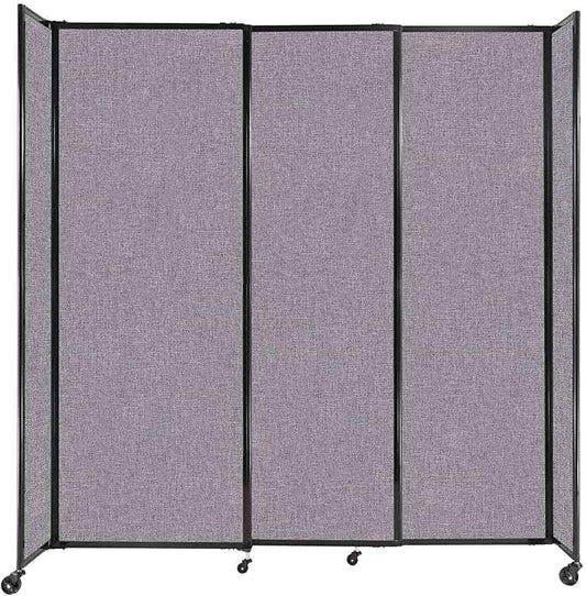 Versare Straightwall Sliding Portable Wall Partition | Freestanding Office by VERSARE