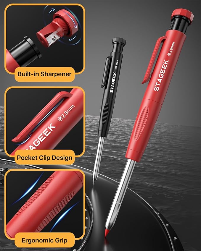 STAGEEK 4PCS Carpenter Pencils - Image 7