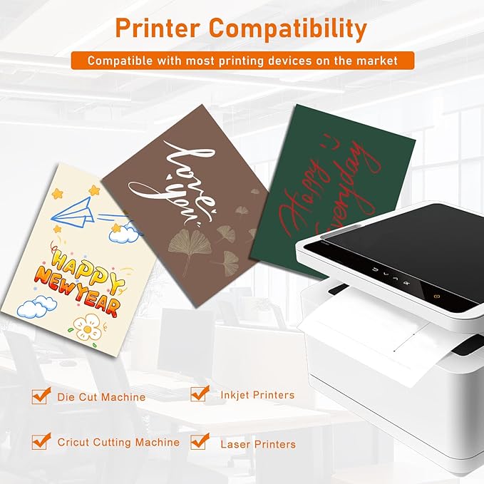 100 Sheets Cream Cardstock 8.5 x 11 Off White Paper, 75lb Premium Ivory Paper - Image 4