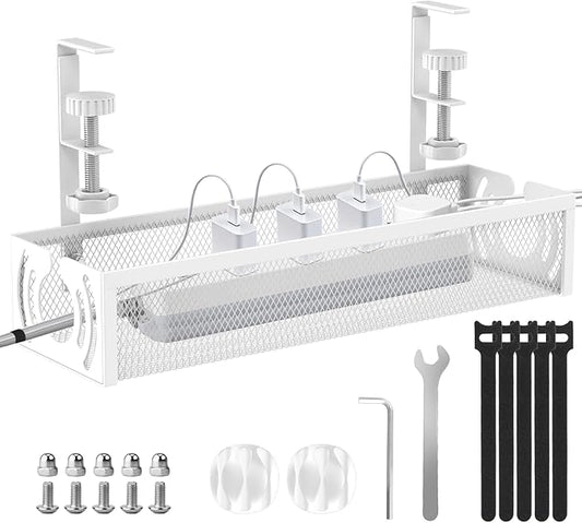 Cable Management, Metal Cable Organizer by LOVJOYSE