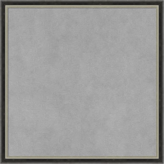 Amanti Art Black Framed Magnetic Board 17x17 Small Vision Board by AmantiArt