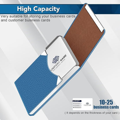Business Card Holder with Ultra Slim Design, Business Card Case with Premium PU - Image 5