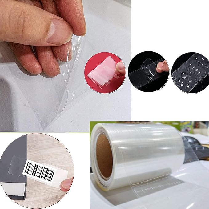 300Pcs Clear Label Protector Shields 2"x3" Vinyl Label Shields Library Book - Image 2