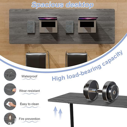 WYMHYZ Conference Table Flip Top Mobile Conference Room Tables, Folding - Image 4