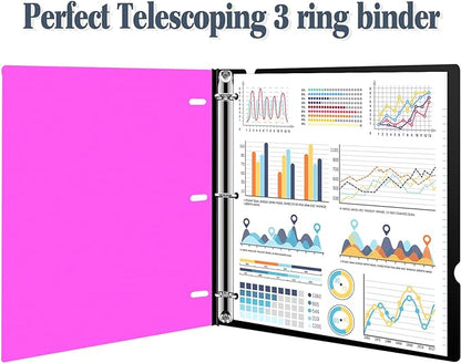 INFUN Telescoping 3 Ring Binder - Image 4