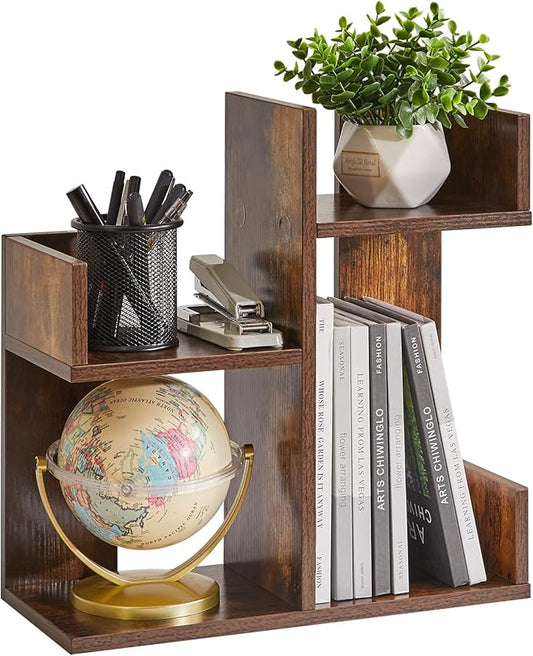 Aibiju Book Display Shelf Small Desk Organizer, Desk Top Storage Organizer by Aibijusolidwoodfurniture