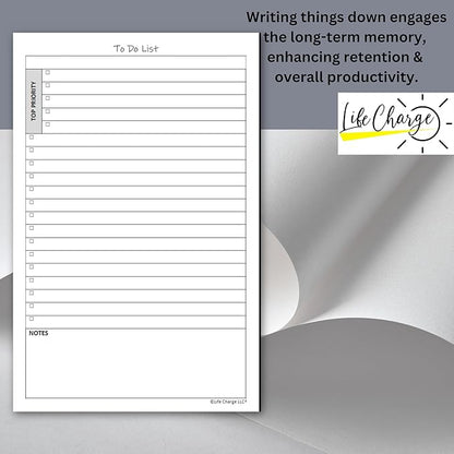 TO DO List Notepads Planner Pads. ToDo Checklist w/Priority & Note Sections. - Image 6