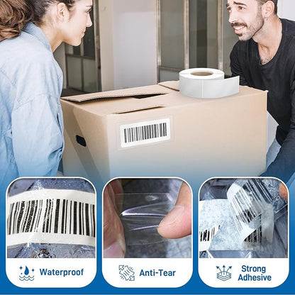 500 Pcs 3.2"x1.2" Thicken Clear Label Protectors - Image 3