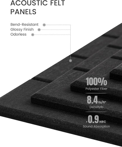Bumusty Large Cork Board Alternative-47 x35 Felt Bulletin Board Tiles, - Image 4