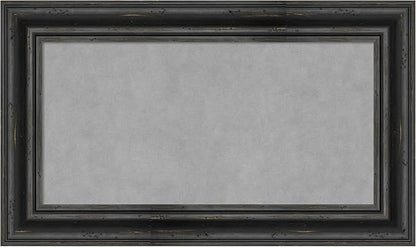 Amanti Art Black Framed Magnetic Board 17x29 Small Vision Board by AmantiArt