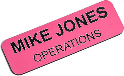 Custom Engraved Name Tag Badges – Personalized Identification by ProvidenceEngraving