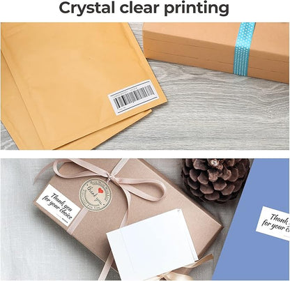 MUNBYN 2.25"x1.25" Thermal Sticker Labels, Self-Adhesive Barcode Label Paper - Image 6