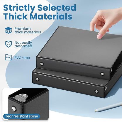 SUNEE 3 Ring Binder 1 Inch 1 Pack - Image 4