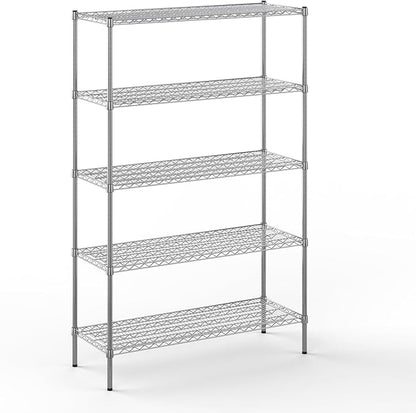 Regal Altair 18" Deep x 48" Wide x 74" Height Wire Shelving Kit | 5-Tier | NSF by Regal+Altair