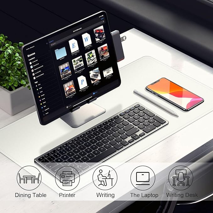 Leather Desk Pad Protector, Desk Mat, Large Mouse Pad, Non-Slip Desk Blotter - Image 5
