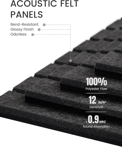 Fluxynara Large Felt Bulletin Board 48" x 36" Cork Board Alternative-12 Pack - Image 4