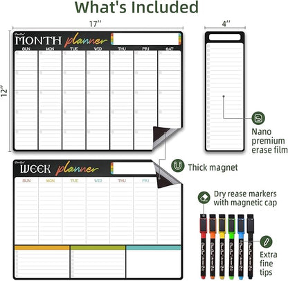Magnetic Dry Erase Monthly Calendar Set - Image 2