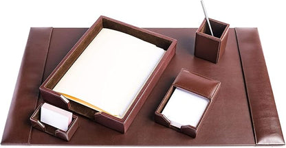 DACASSO Bonded Leather Desk Set - Image 6
