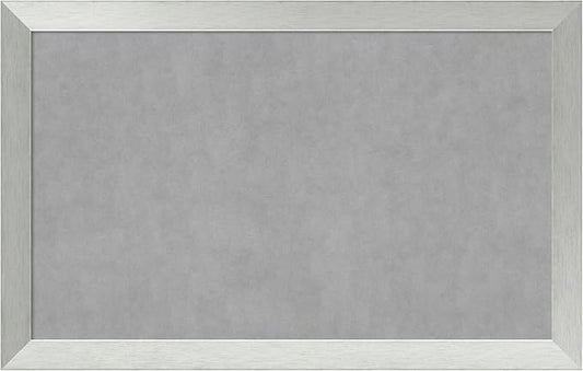 Amanti Art Silver Framed Magnetic Board 28x44 Large Vision Board by AmantiArt