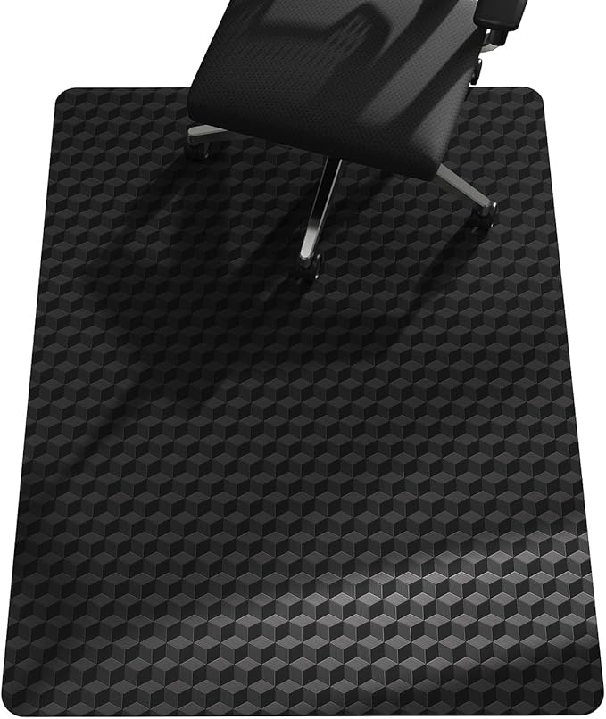 SALLOUS Chair Mat for Carpet, Heavy Duty Vinyl Floor Mat by SALLOUS