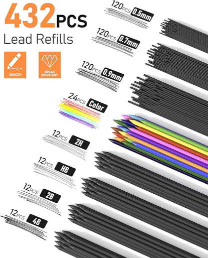 Four Candies 25PCS Art Mechanical Pencil Set - Image 2
