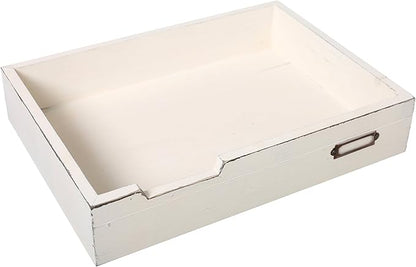 MyGift Rustic Wood Desktop Drawer-Style Stackable Document Letter Tray - Image 5