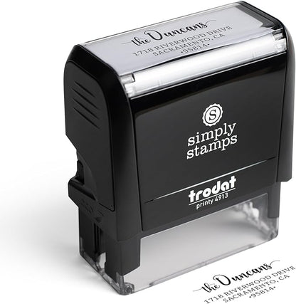 The Duncans Personalized Self-Inking Address Stamp | Envelope Return Address - Image 2