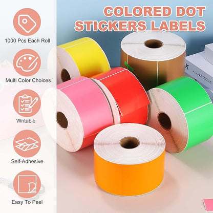 PATIKIL 1000Pcs Colored Coding Labels Stickers, 5x3 Inch Rectangle Inventory - Image 3