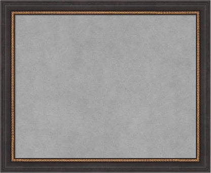 Amanti Art Black Framed Magnetic Board 19x23 Small Vision Board by AmantiArt