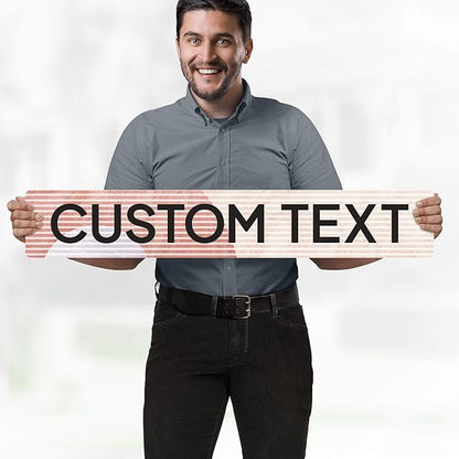 Custom Sign, Custom Street Sign, 11 Font Colors, 13 Font Styles, 4 Hole Options - Image 2