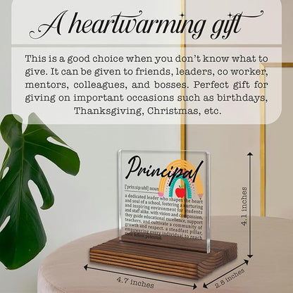 Principal Gifts, Inspirational Thank You Desk Sign - Image 4