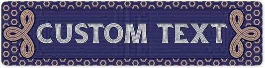 Custom Sign, Custom Street Sign, 11 Font Colors, 13 Font Styles, 4 Hole Options by MySignCenter