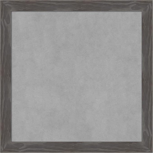 Amanti Art Grey Framed Magnetic Board 23x23 Medium Vision Board by AmantiArt