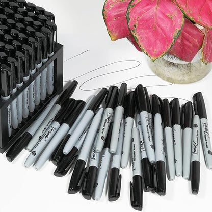 Permanent Markers 75 Pack, Waterproof | Quick Drying | Fade Resistant, Fine Tip - Image 5
