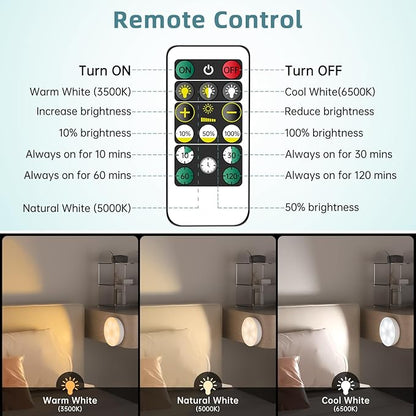 3 Colors Temperatures LED Closet Light Motion Sensor Step Light Compatible - Image 3