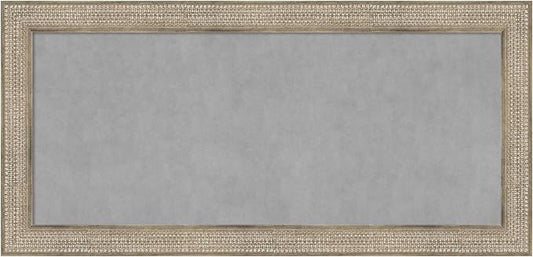 Amanti Art Silver Framed Magnetic Board 26x54 Oversize Vision Board by AmantiArt