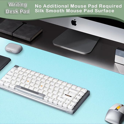 Boutilon Leather Desk Pad 30" x14", Non-Slip Mouse Pad, Office Desk Mat - Image 5