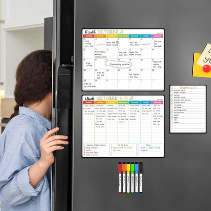 Magnetic Dry Erase Monthly Calendar Set - Image 7