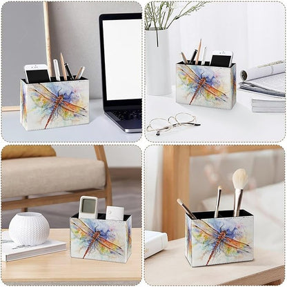Famame Vintage Splash Dragonfly Pencil Holder - Image 4