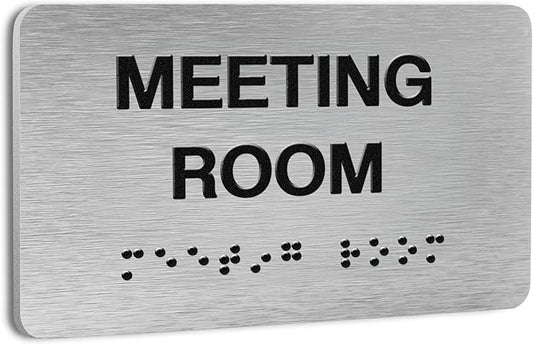 Meeting Room Signs for Business and Office Sign, ADA Signs by Flyangle