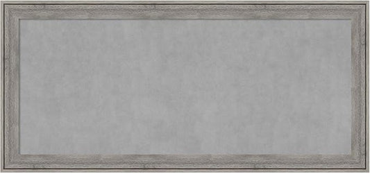 Amanti Art Grey Framed Magnetic Board 25x53 Oversize Vision Board by AmantiArt