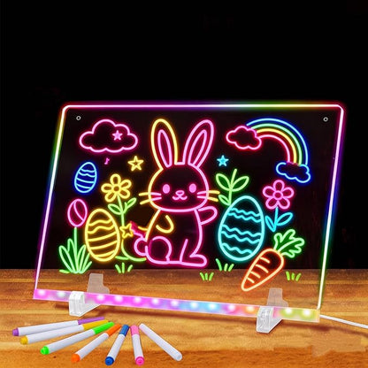 SetGame LED Drawing Board for Kids, 16 Inch Doodle LED Note Boards - Image 3
